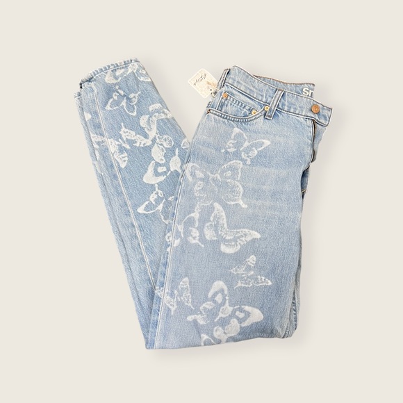 MOTHER SNACKS! High Waisted Twizzy Skimp Bread & Butterfly 🦋 Size 27 NWT - Picture 6 of 8